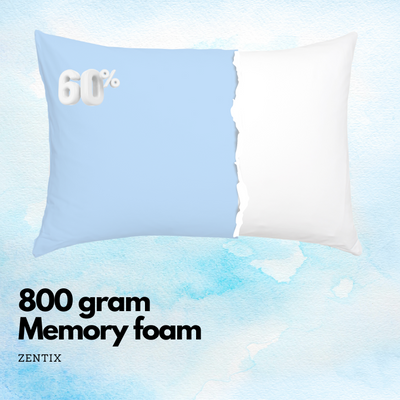 800 Gram Memory Foam Vulling