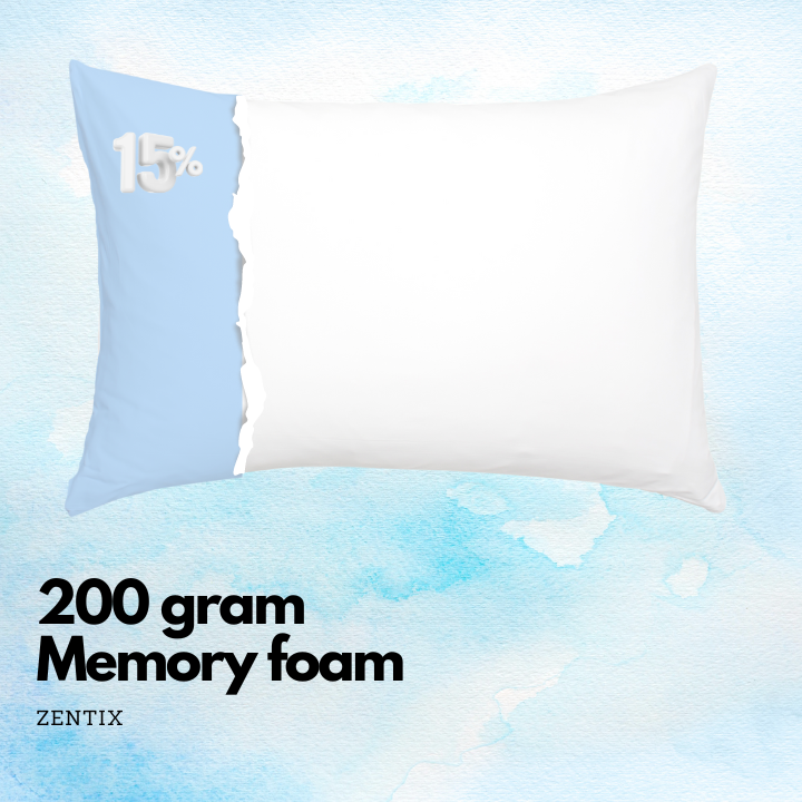 800 Gram Memory Foam Vulling